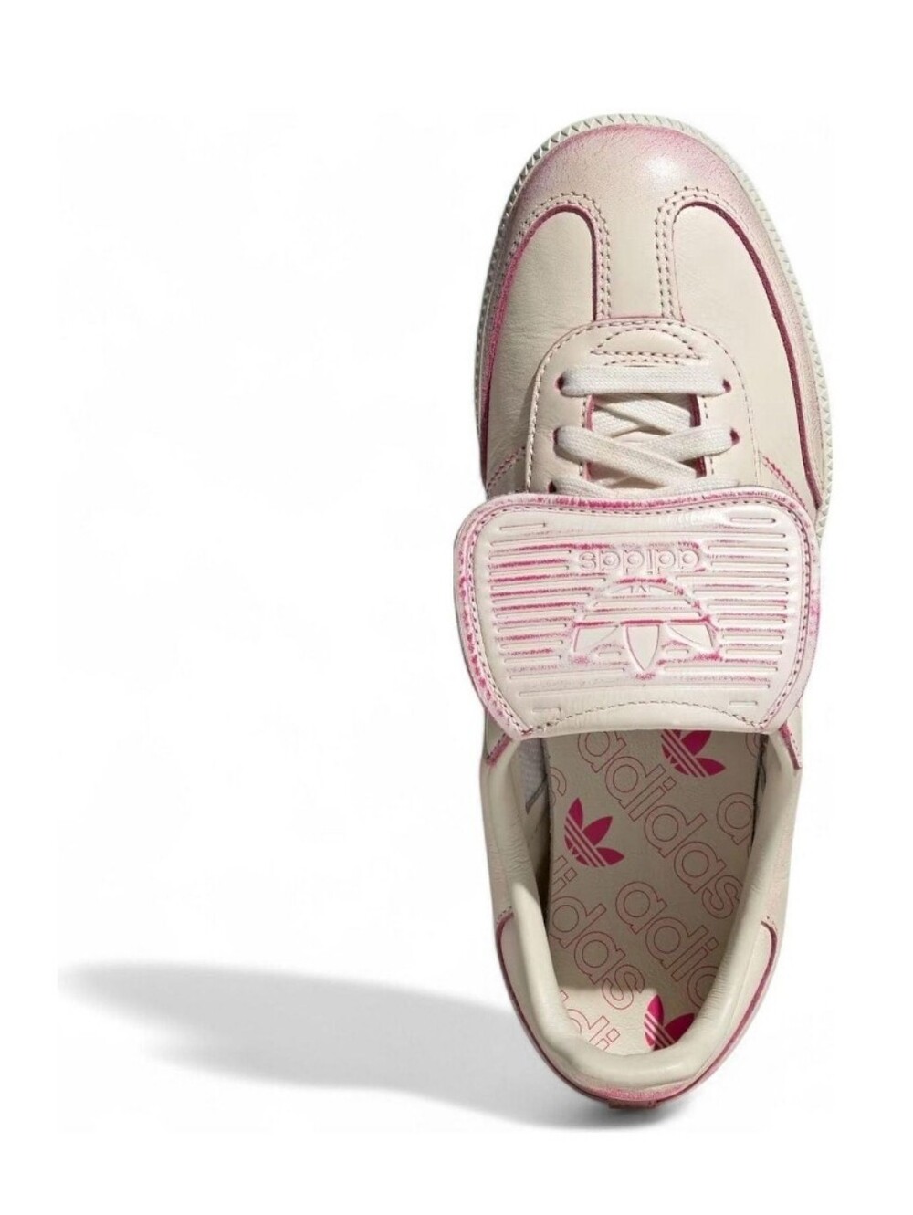 Adidas Samba LT Sneakers Distressed Crew White/Shock Pink - Picture 9 of 10